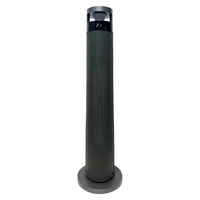 SHX PTC-Heizlüfter 2000W, Grau 240x860x240mm, mit ECO-Modus, SHXPPTC20R
