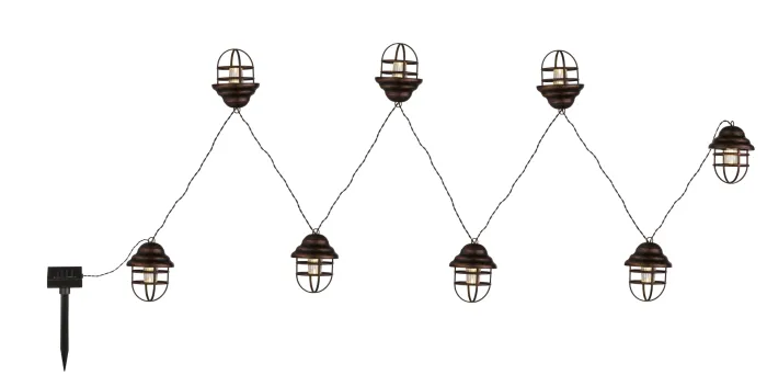 Globo Solarleuchte Lavino, LED Solar Lichter Kette, 33059-8