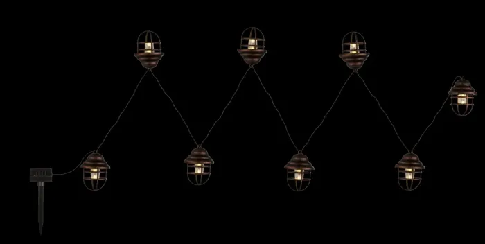 Globo Solarleuchte Lavino, LED Solar Lichter Kette, 33059-8