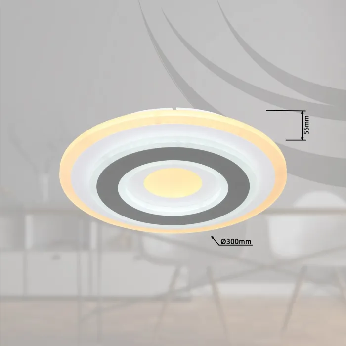 Globo LED Deckenleuchte mit Fernbedienung, 48011-21