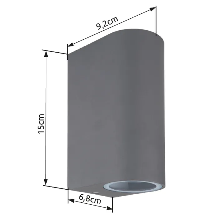 Globo Außenleuchte Veronika, IP44, 34163-2