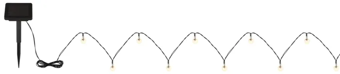 GLOBO Solarbetriebene Outdoor Lichterkette, 36802-20