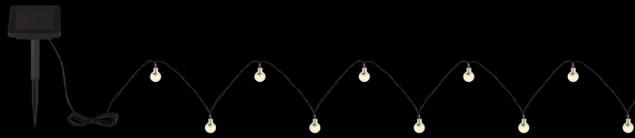 GLOBO Solarbetriebene Outdoor Lichterkette, 36802-20
