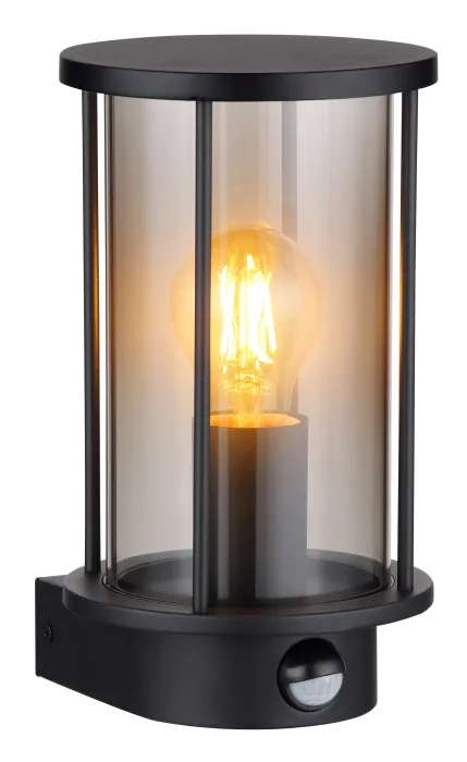 Globo Außenleuchte GRACEY Sensor, IP54, ø143mm, H:252mm, 31360S