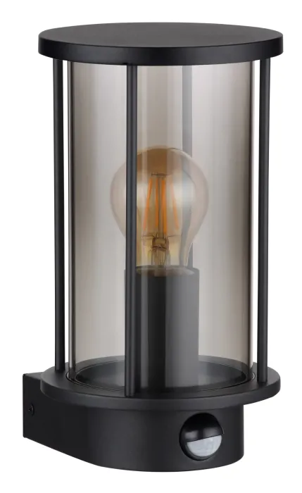 Globo Außenleuchte GRACEY Sensor, IP54, ø143mm, H:252mm, 31360S