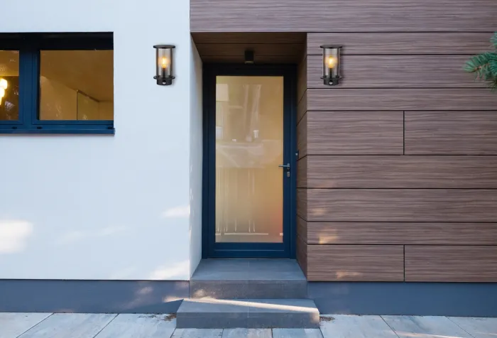 Globo Außenleuchte GRACEY Sensor, IP54, ø143mm, H:252mm, 31360S