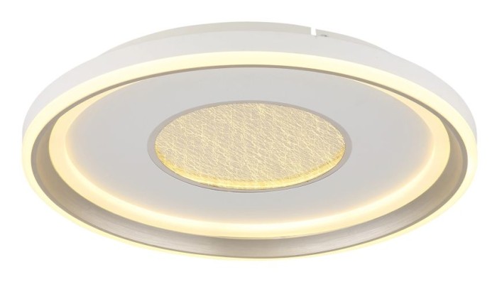 Globo LED Deckenleuchte EILA CCT 2640 lm Ø 48 cm Metall weiß 48558-48