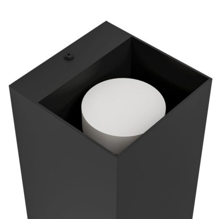 EGLO LED Außenleuchte Eremitana, GU10, 11cm, Metall, schwarz, 900189
