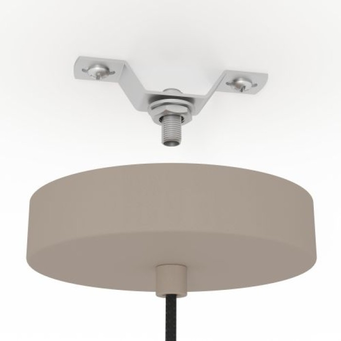 EGLO Hängelampe Romazzina, E27, Ø32,5cm, beige, Metall, 900496