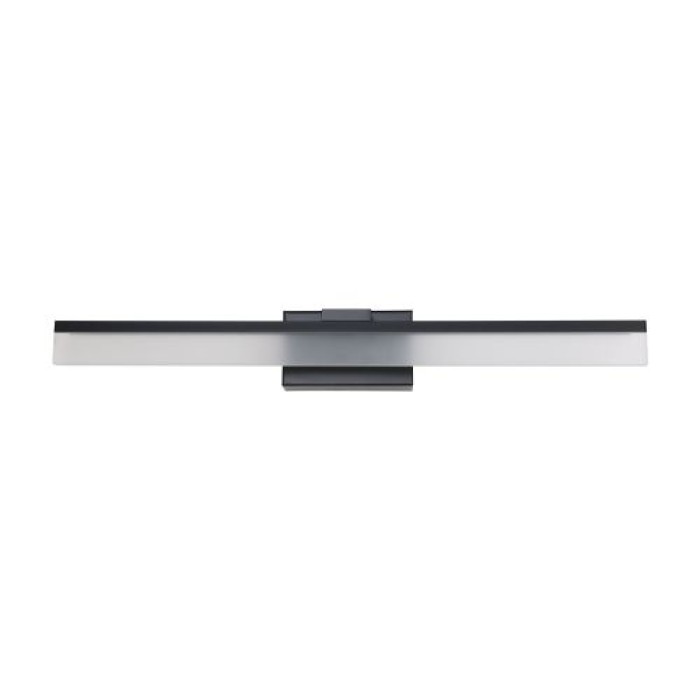 EGLO LED Wandleuchte Palmital, Bad-Spiegellampe, IP44,59,5cm, 1350lm, Schwarz, 900845