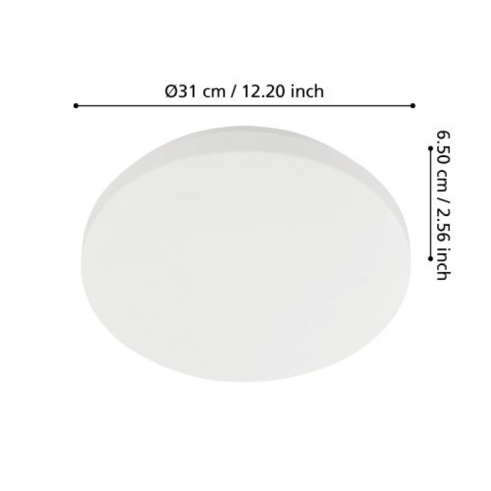 EGLO LED-Deckenleuchte IP54 Sensor Ø31cm 2250lm - Approdo, 901527