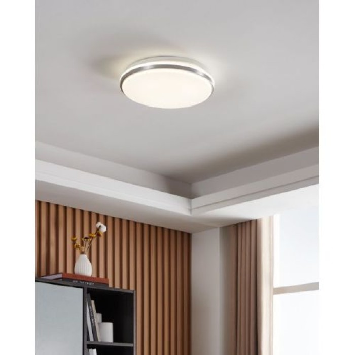 EGLO LED-Deckenleuchte Margidore, IP54 CCT Ø34cm 2250lm, 901528