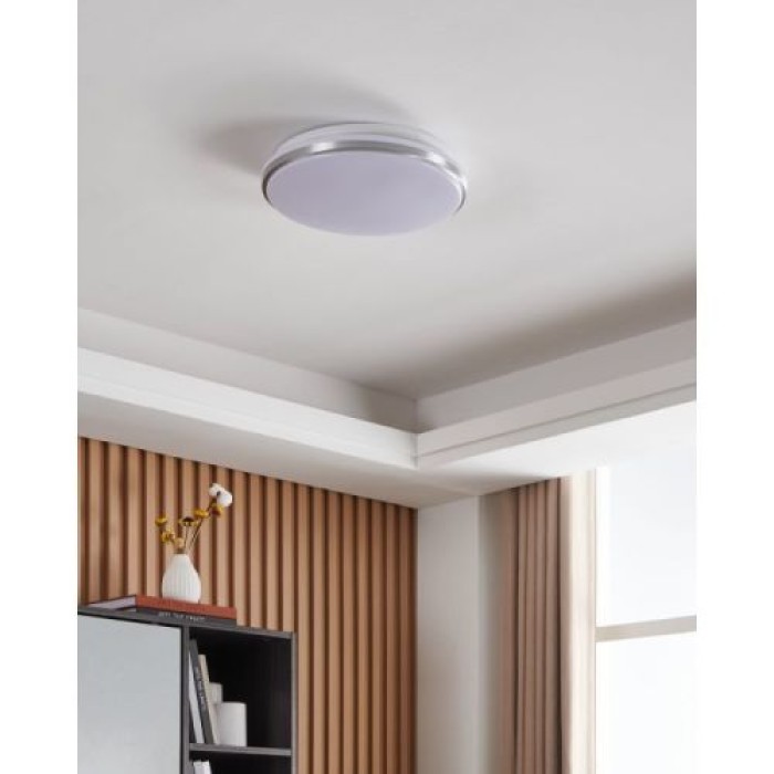 EGLO LED-Deckenleuchte Margidore, IP54 CCT Ø34cm 2250lm, 901528