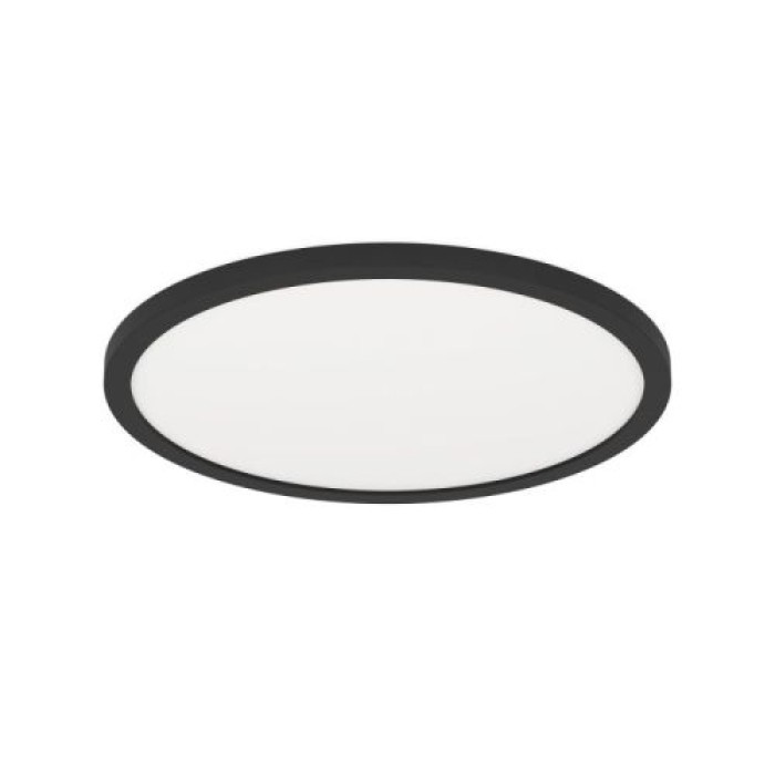 EGLO Deckenleuchte Minerario, Schwarz, IP54, warmweiß, Ø 30 cm, 901572