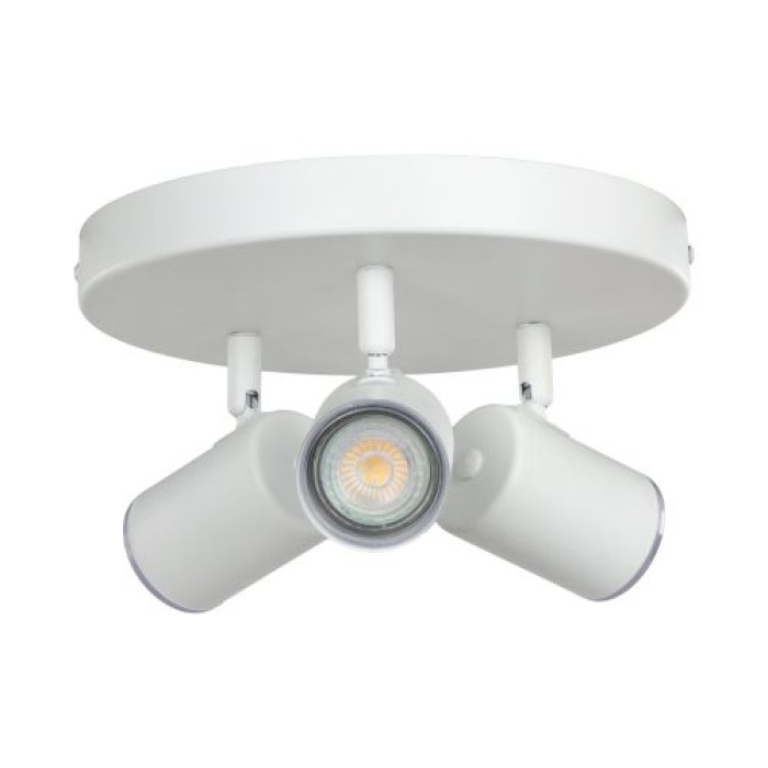 EGLO Deckenlampe 3-flammig Consuma 1, GU10, IP44, Ø25cm, 901962