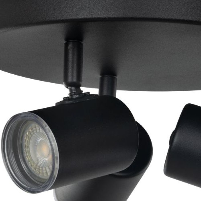 EGLO Deckenlampe 3-flammig Consuma 1, GU10, IP44, Ø25cm, 901965