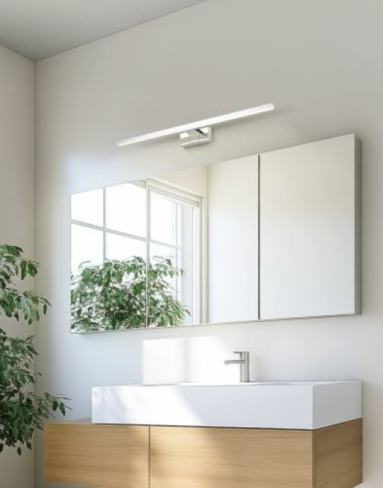 EGLO LED Spiegelleuchte Conettilla, 60cm, chrom, 901846