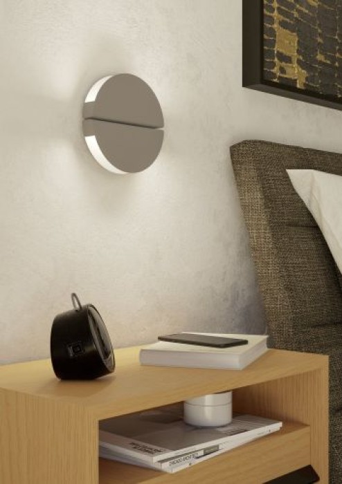 EGLO LED Wandlampe Pianosa, IP44, CCT, 620lm, sand, 902121