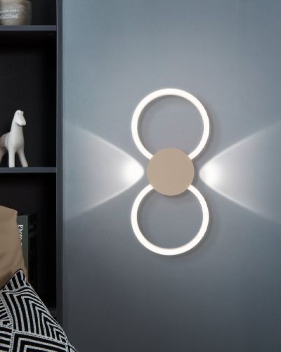 EGLO LED Wandlampe Venticello, Sand, 2535lm, 3000K, 902127