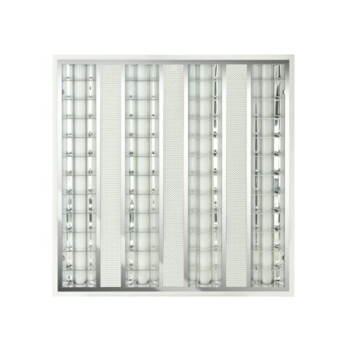 Eglo LED-Rasterleuchte CCT 59,5cm Weiß 5600lm Martelliano, 902205