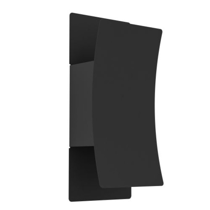 EGLO LED Wandleuchte außen Montarello, 12cm, schwarz, 902021