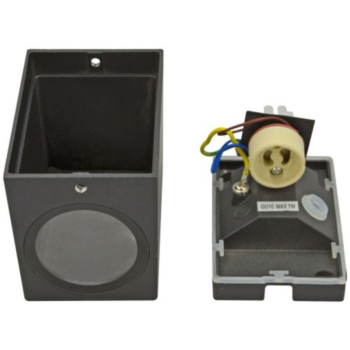 E2 Elektro Außenwandleuchte ASTER down GU10, IP65, anthrazit, 2528000131696