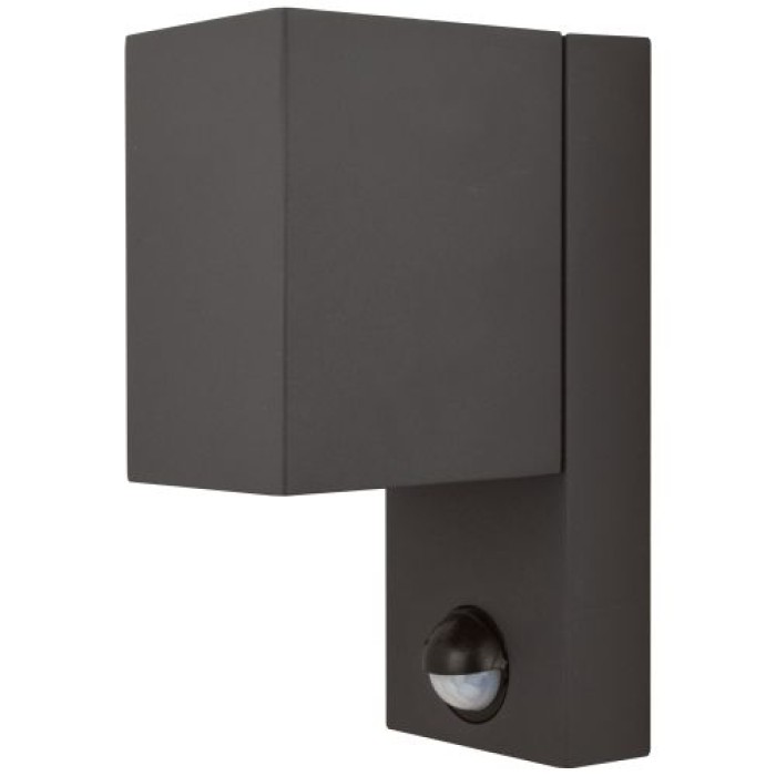 E2 Elektro Außenwandleuchte ASTER Sensor, GU10, IP65, anthrazit, 2528000161696