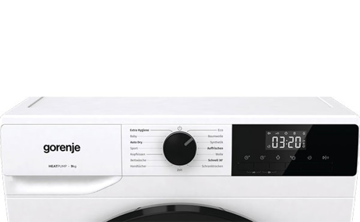 Gorenje G400 freistehender Wärmepumpentrockner, 9kg, DHNA92/DE 56142