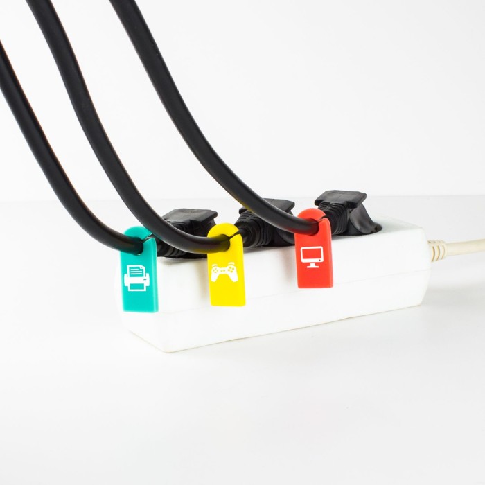 MLINE Cable Candy, Kabelbeschriftung, Farbmix, 8 Stk., CC004