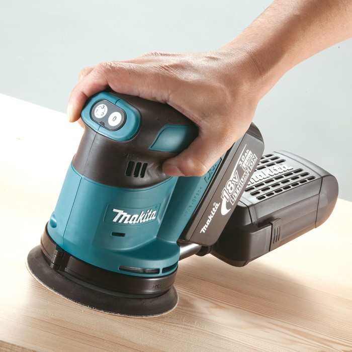 Makita Akku-Exzenterschleifer LXT DBO180, 18V, Solo, DBO180Z