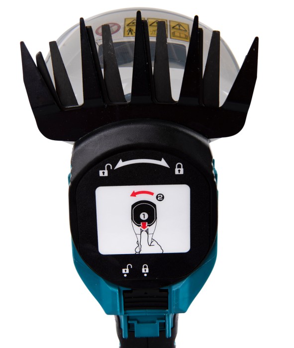 Makita Akku Grasschere DUM111ZX Solo, mit Gras-u.Heckenmesser, DUM111ZX