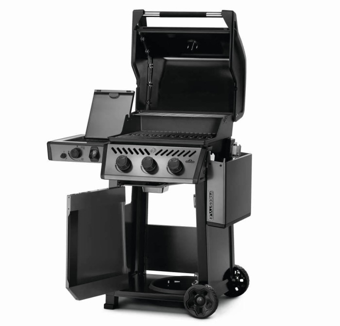 Napoleon Gasgrill Freestyle F365DSIB mit Infrarot-Seitenbrenner, 4 Brenner, graphit, F365DSIBPGT-DE