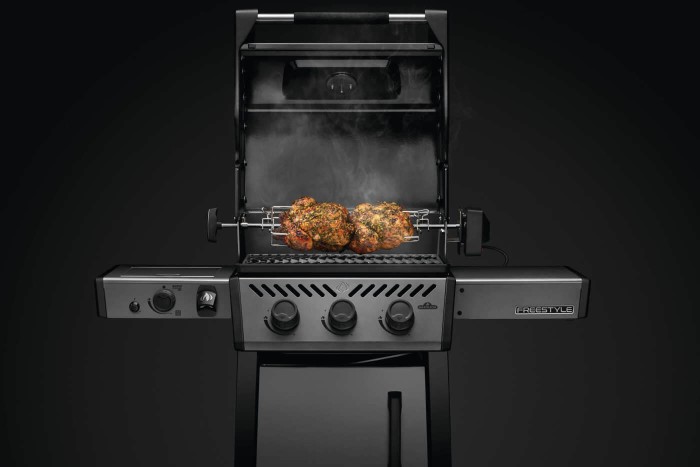 Napoleon Gasgrill Freestyle F365DSIB mit Infrarot-Seitenbrenner, 4 Brenner, graphit, F365DSIBPGT-DE