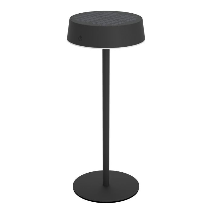 Eglo SIMERI Tischlampe, Solar, Touch, schwarz, 75876