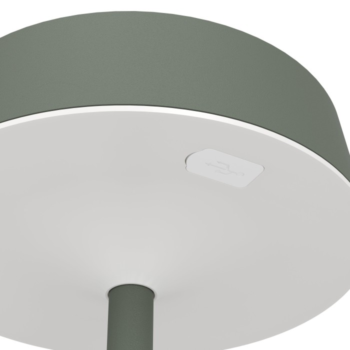 Eglo SIMERI Tischlampe, Solar, Touch, grün, 75878