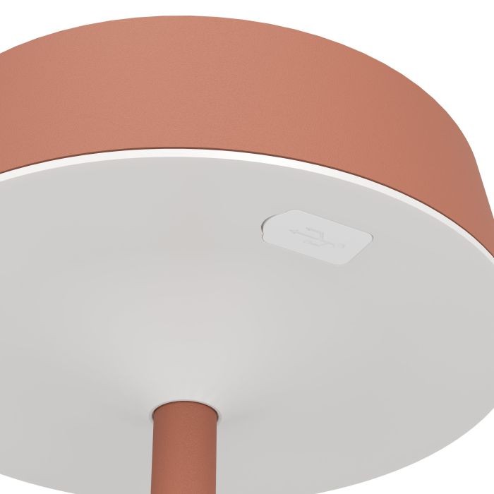 Eglo SIMERI Tischlampe, Solar, Touch, rot, 75879