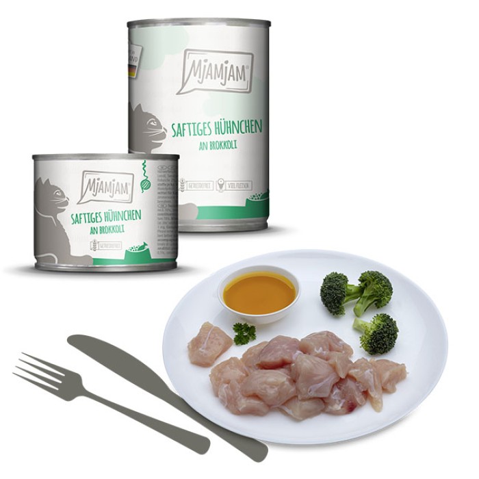 MjAMjAM saftiges Hühnchen an Brokkoli, 400g, 11341
