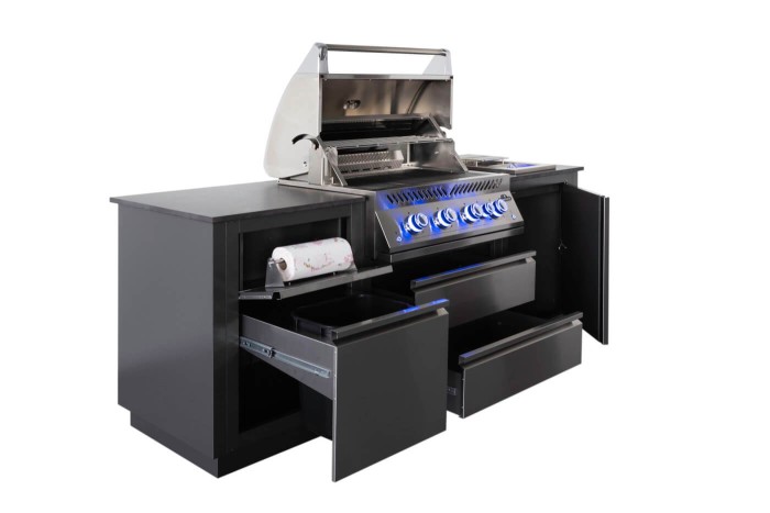 Napoleon OASIS™ 105 Outdoor-Küche, Einbau 32 Zoll der Serie 700 mit SIZZLE ZONE™ Seitenbrenner, 6 Brenner, ODK105-BIG32P-1-DE