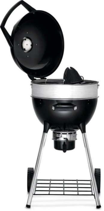 Napoleon PRO18 Holzkohle Kugelgrill, schwarz, PRO18K-LEG-3