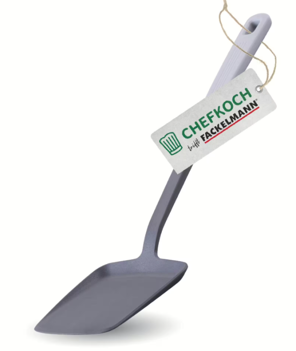 Fackelmann Chefkoch Pfannenwender Köln – Hochwertige, hitzebeständige und nachhaltige Küchenhilfe, 33cm, 23525