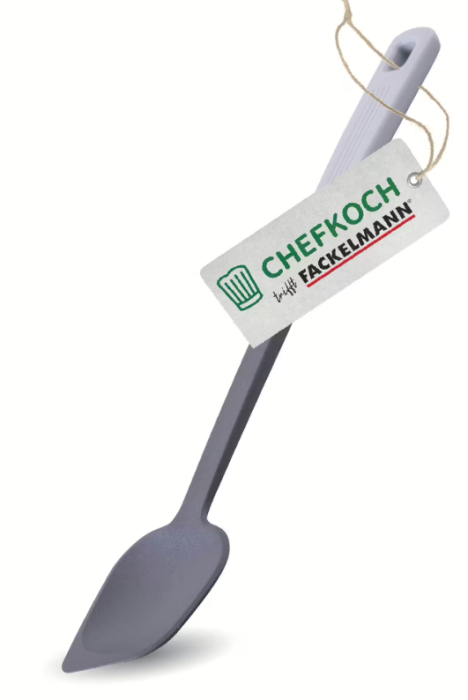 Fackelmann Chefkoch Spitzlöffel Köln, hitzebeständig bis 270°C, aus recyceltem Material, 23526
