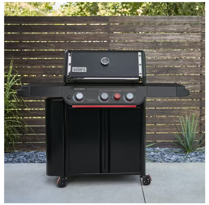 Weber Genesis E-330WR Gasgrill Stealth Edition, 1501537
