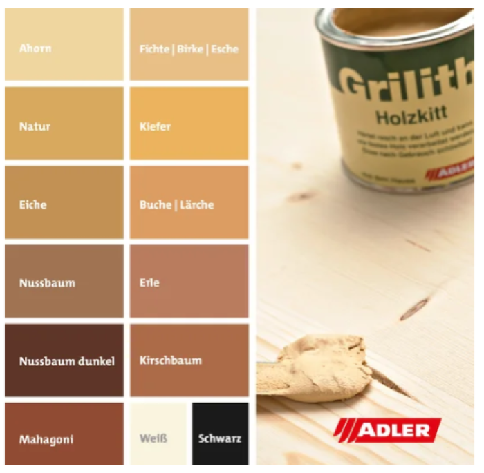 Adler Grilith Holzkitt Buche/Lärche 200ml, 750104034814