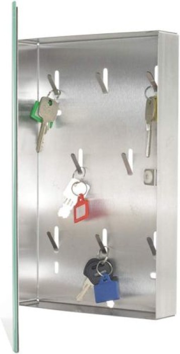 Schlüsselschrank Key Glass White Magnetverschluss, inkl. Montagematerial, T06357