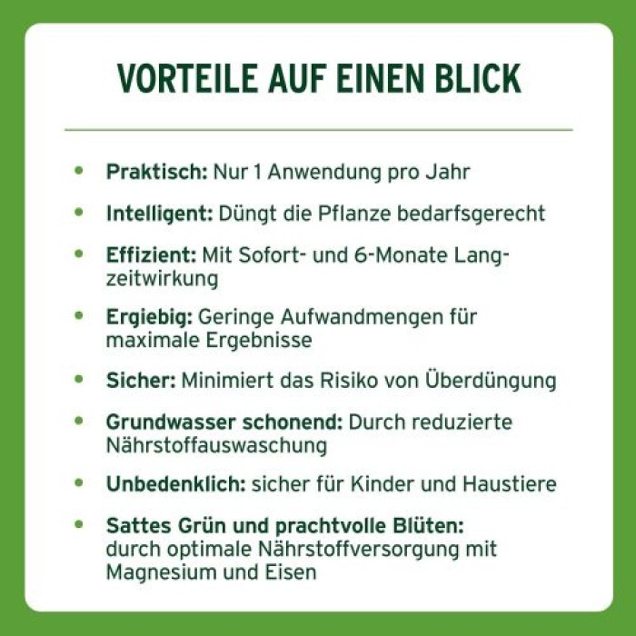 Substral Langzeit Depotdünger für Buchs & Hecken, 1,5 kg, 75080