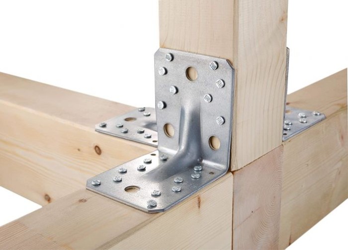 Alberts Schwerlast-Winkelverbinder mit Sicke 90 x 90 x 65 mm 12er Set 330514