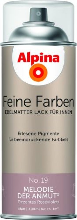 Alpina Feine Farben Sprühlack, Melodie der Anmut, 400ml Edelmatt, 983746