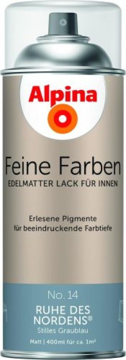 Alpina Feine Farben Sprühlack, Ruhe des Nordens, 400ml Edelmatt, 983745