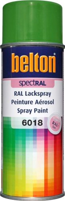 Belton SpectRAL Lackspray 6018 Gelbgrün, glänzend, 400 ml, 324113