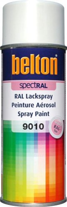 Belton SpectRAL Lackspray 9010 Reinweiß, glänzend, 400 ml, 324190
